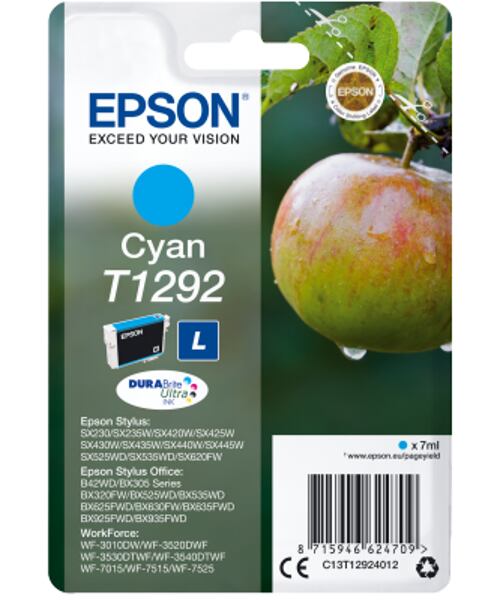 Epson Singlepack Cyan T1292 DURABrite Ultra Ink