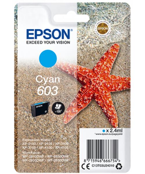 Epson singlepack, Cyan 603