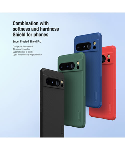 Nillkin Super Frosted PRO Zadní Kryt pro Google Pixel 8 Pro Black