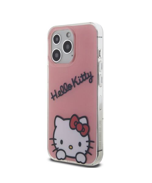 Hello Kitty IML Daydreaming Logo Zadní Kryt pro iPhone 13 Pro Pink