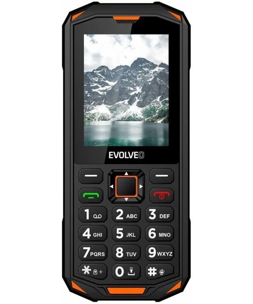 EVOLVEO StrongPhone X5 Dual SIM Black Orange
