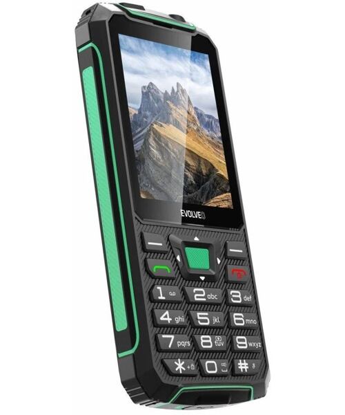 EVOLVEO StrongPhone W4 Black Green