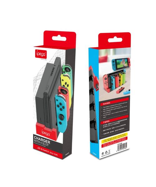 iPega 9186 Charger Dock pro N-Switch a Joy-con White/Black
