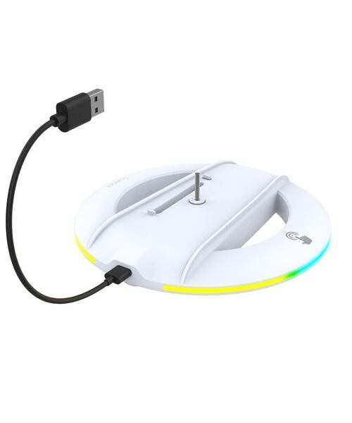 iPega P5S025S Vertikální Stojan s RGB pro PS5 Slim/PS5 Pro White