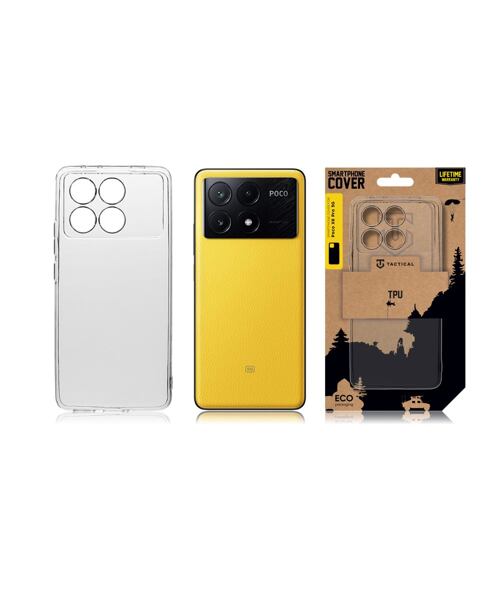 Tactical TPU Kryt pro Poco X6 Pro 5G Transparent