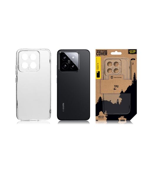 Tactical TPU Kryt pro Xiaomi 14 Transparent