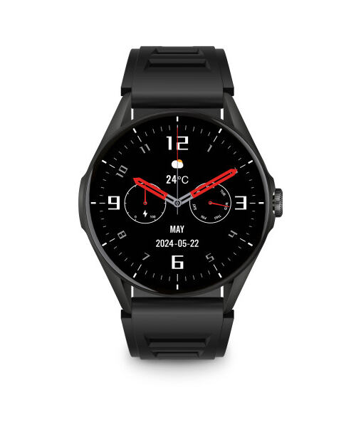 Chytré hodinky ALIGATOR Watch AMOLED, černé