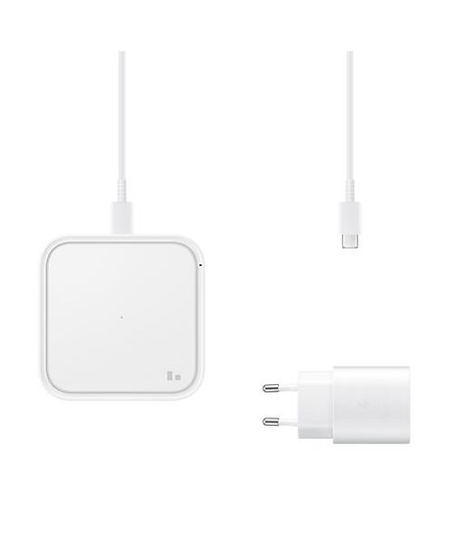 EP-P2400TWE Samsung Podložka pro Bezdrátové Nabíjení White + Adaptér