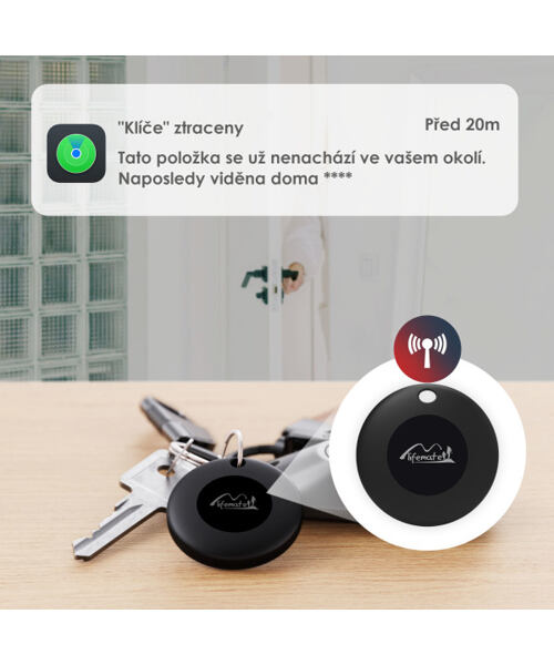 Aligator Life Tag - lokátor s podporou Apple Find My