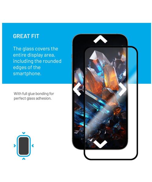 Prémiové ochranné tvrzené sklo FIXED Armor s aplikátorem pro Apple iPhone 7/8/SE (2020/2022), černé