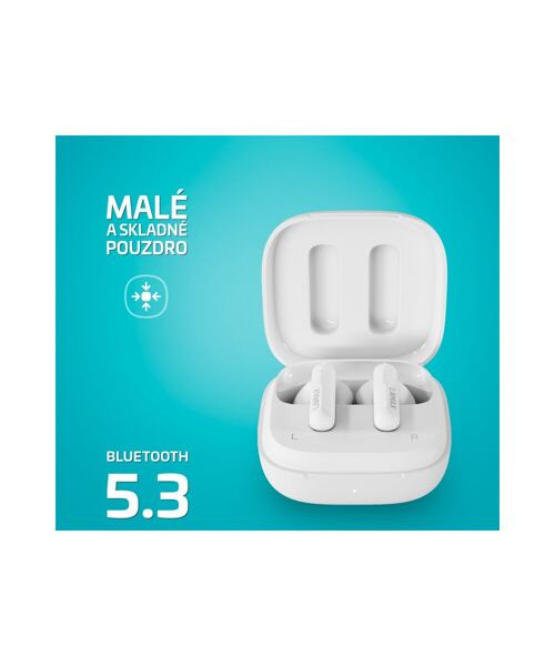 LAMAX Clips1 Plus - špuntová sluchátka - bílé