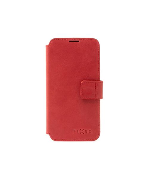 Kožené pouzdro typu kniha FIXED ProFit pro Samsung Galaxy A35 5G, červené