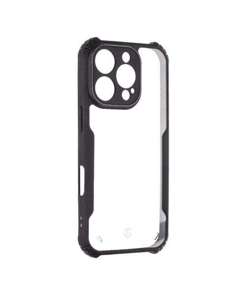 Tactical Quantum Stealth Kryt pro Apple iPhone 16 Pro Clear/Black