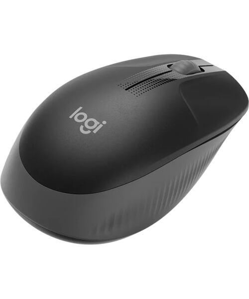 Logitech M190/Kancelářská/Optická/1 000 DPI/Bezdrátová USB/Černá