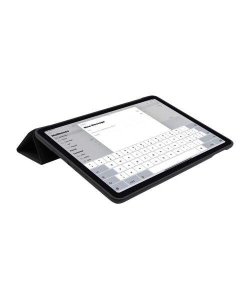 Pouzdro FIXED Padcover pro Apple iPad Air 13" (2024/2025) se stojánkem, podpora Sleep and Wake, čern
