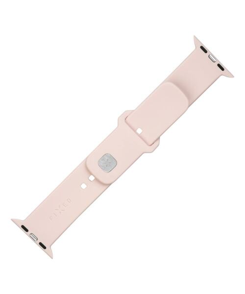 Set silikonových řemínků FIXED Silicone Sporty Strap pro Apple Watch 38/40/41mm, růžový