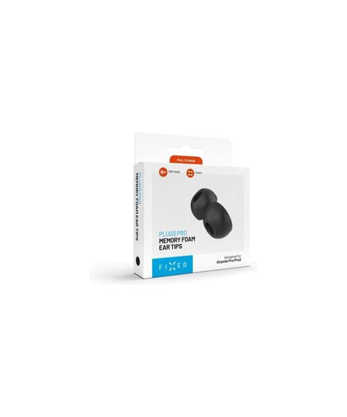 Špunty z paměťové pěny FIXED Plugs Pro pro Apple Airpods Pro/Pro 2, 2 sady, velikost L