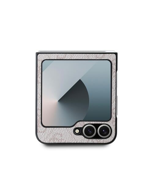 Guess PU 4G Metal Logo Zadní Kryt pro Samsung Galaxy Z Flip 6/7 FE Pink