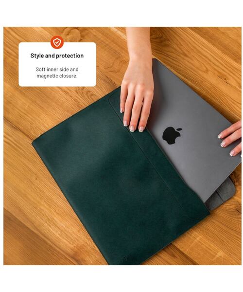 Pouzdro FIXED York pro notebooky o úhlopříčce do 13", krémové