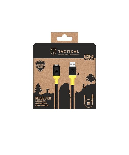 Tactical Recce 3:20 kabel pro Garmin USB-A Black/Yellow