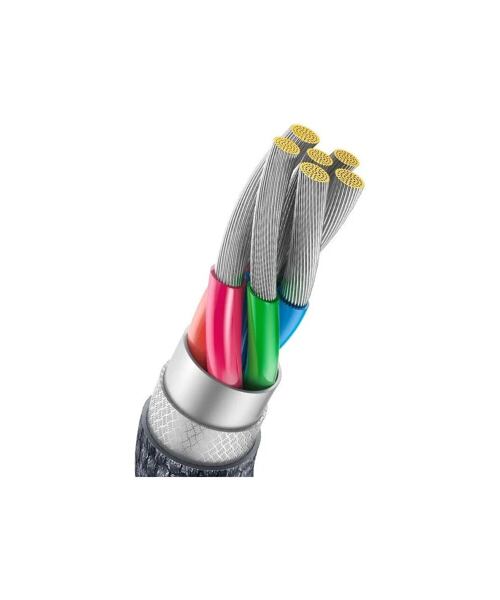 Baseus CAJY000401 Crystal Shine Series Datový Kabel USB - USB-C 100W 1,2m Black