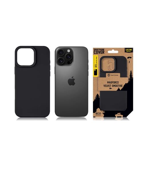 Tactical MagForce Velvet Smoothie Kryt pro Apple iPhone 16 Pro Max Asphalt