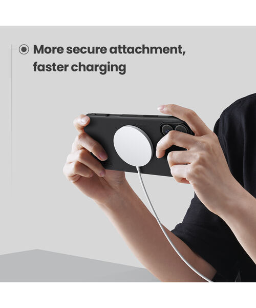 Nillkin Super Frosted PRO Magnetic Zadní Kryt pro Apple iPhone 16 Black