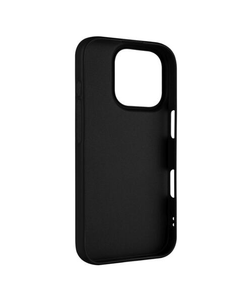 Zadní pogumovaný kryt FIXED Story pro Apple iPhone 16 Pro, černý