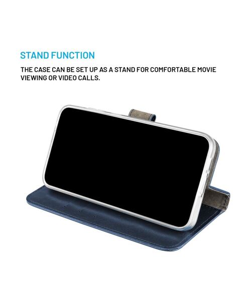 Pouzdro typu kniha FIXED Opus pro Apple iPhone 16 Pro, modré