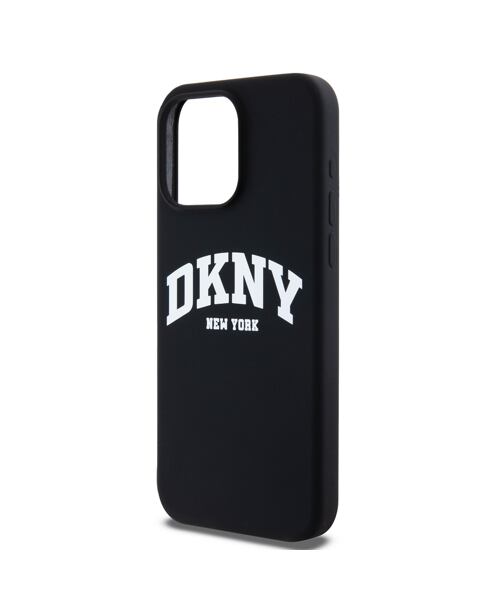 DKNY Liquid Silicone Arch Logo MagSafe Zadní Kryt pro iPhone 14 Pro Black