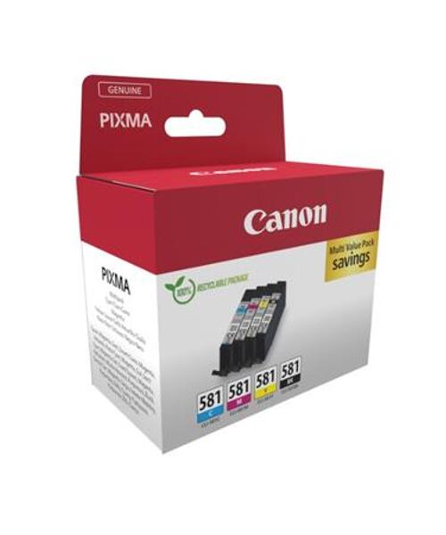 Canon cartridge INK CLI-581 BK/C/M/Y MULTI / 4x5,6ml