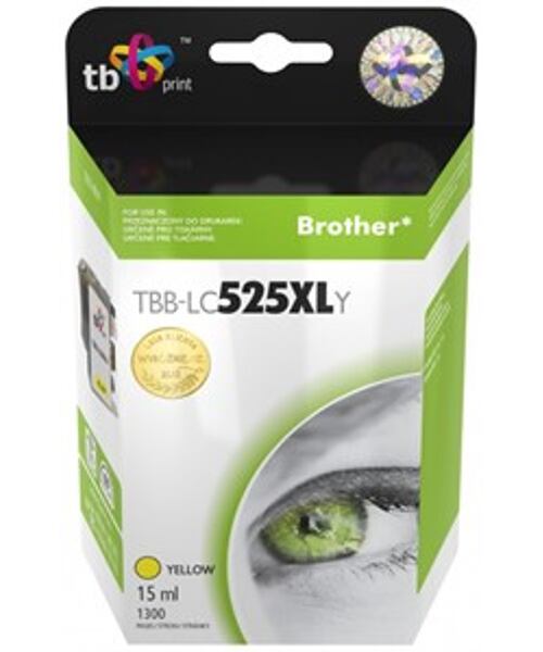 Ink. kaz. TB komp. s Brother LC525/535 YELLOW Nová