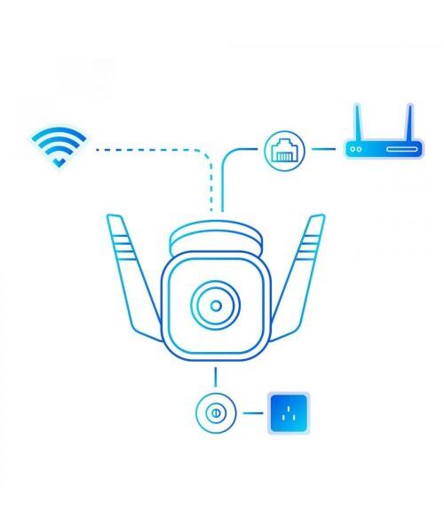 TP-LINK Tapo C310 Outdoor IP66 Security Wi-Fi 3MP Camera,micro SD,dvoucestné audio,detekce pohybu