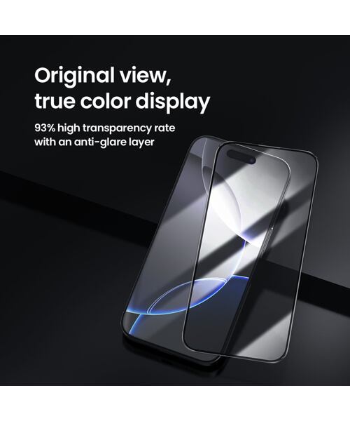 Nillkin Tvrzené Sklo 2.5D CP+ PRO Black pro Apple iPhone 16 Pro (s aplikátorem)