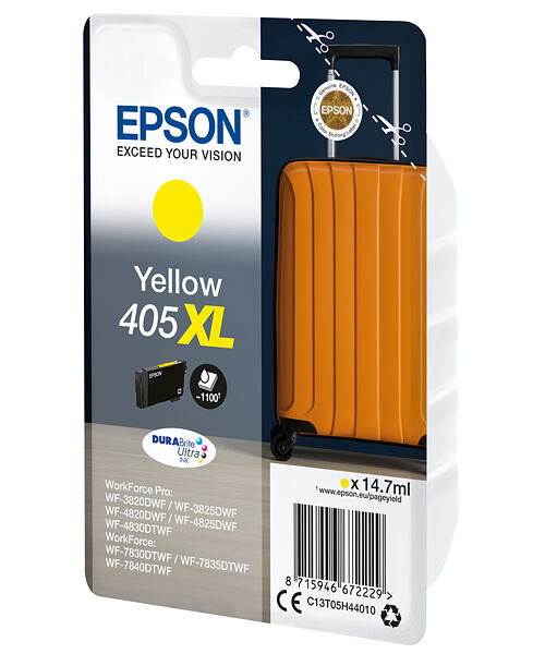 Epson Singlepack Yellow 405XL DURABrite Ultra Ink