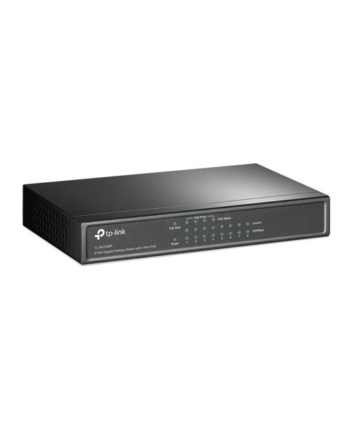TP-Link TL-SG1008P 8xGB (4xPOE) 64W Desktop fanless Switch