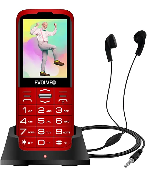 EVOLVEO EasyPhone XO Red