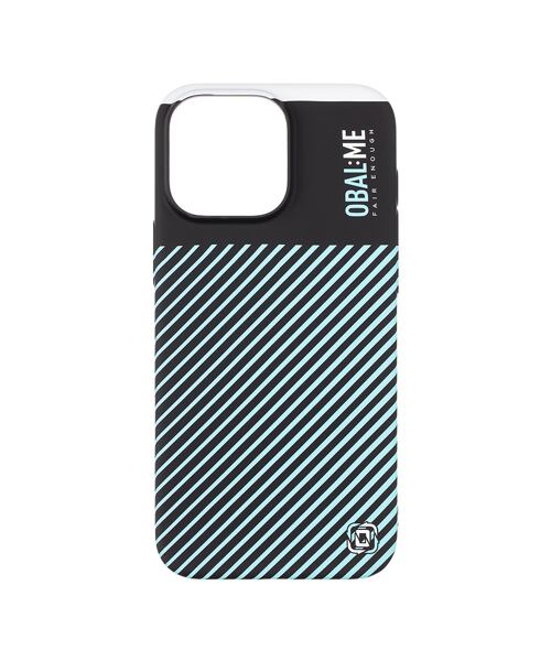 OBAL:ME Flossy Stripes Kryt pro Apple iPhone 16 Pro Max Black/Sky Blue