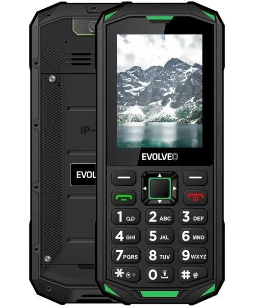 EVOLVEO StrongPhone X5 Dual SIM Black Green