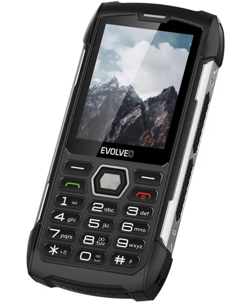 EVOLVEO StrongPhone H1 Dual SIM Black Silver