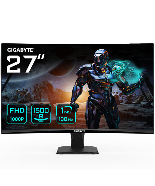 GIGABYTE GS27FC počítačový monitor 68,6 cm (27") 1920 x 1080 px Full HD LED Černá