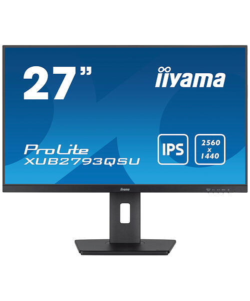 iiyama XUB2793QSU-B7 počítačový monitor 68,6 cm (27") 2560 x 1140 px Wide Quad HD LED Černá