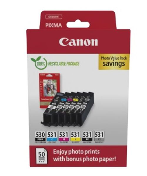 Canon cartridge PGI-530/CLI-531 PGBK/C/M/Y/BK/GY PHOTO VALUE/Multipack
