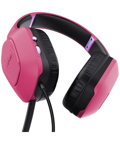 Trust GXT 415P ZIROX/Stereo/Jack/Drát/Růžová