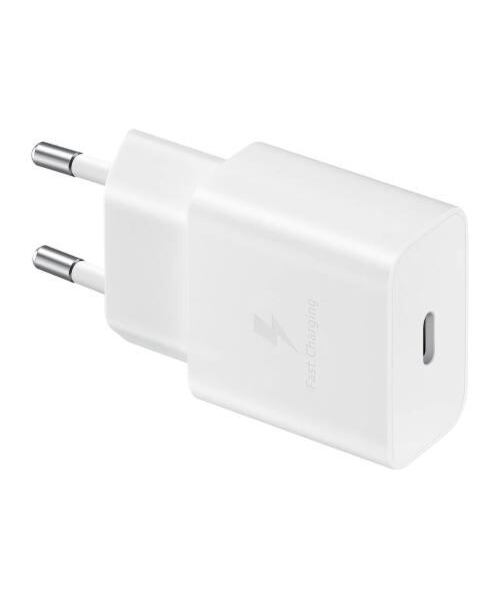 EP-T1510XWE Samsung USB-C 15W Cestovní nabíječka + USB-C Datový Kabel White