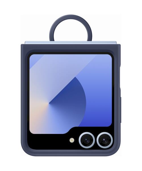 EF-PF741TNE Samsung Silikonový Kryt s Kroužkem pro Galaxy Z Flip 6/7 FE Navy