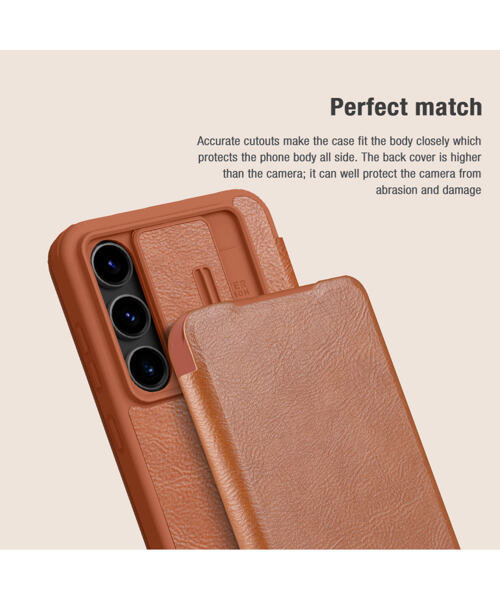 Nillkin Qin Book PRO Pouzdro pro Samsung Galaxy S24 FE Black