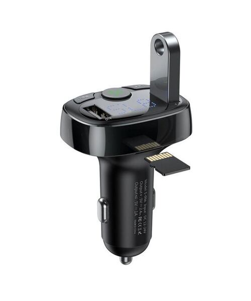 Baseus bluetooth MP3 FM Transmiter s nabíjením 2xUSB 3.4A černý