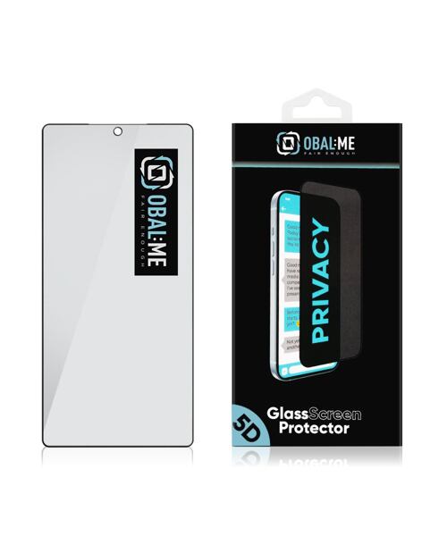 OBAL:ME Privacy 5D Tvrzené Sklo pro Samsung Galaxy S25 Ultra Black