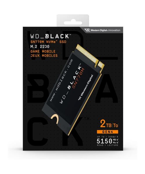 WESTERN DIGITAL WD Black SN770M/2TB/SSD/M.2 NVMe/Černá/5R